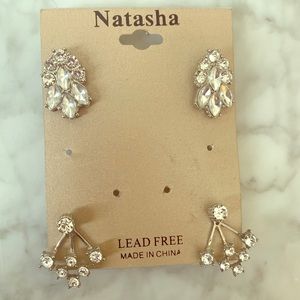 2 pairs of Natasha earrings